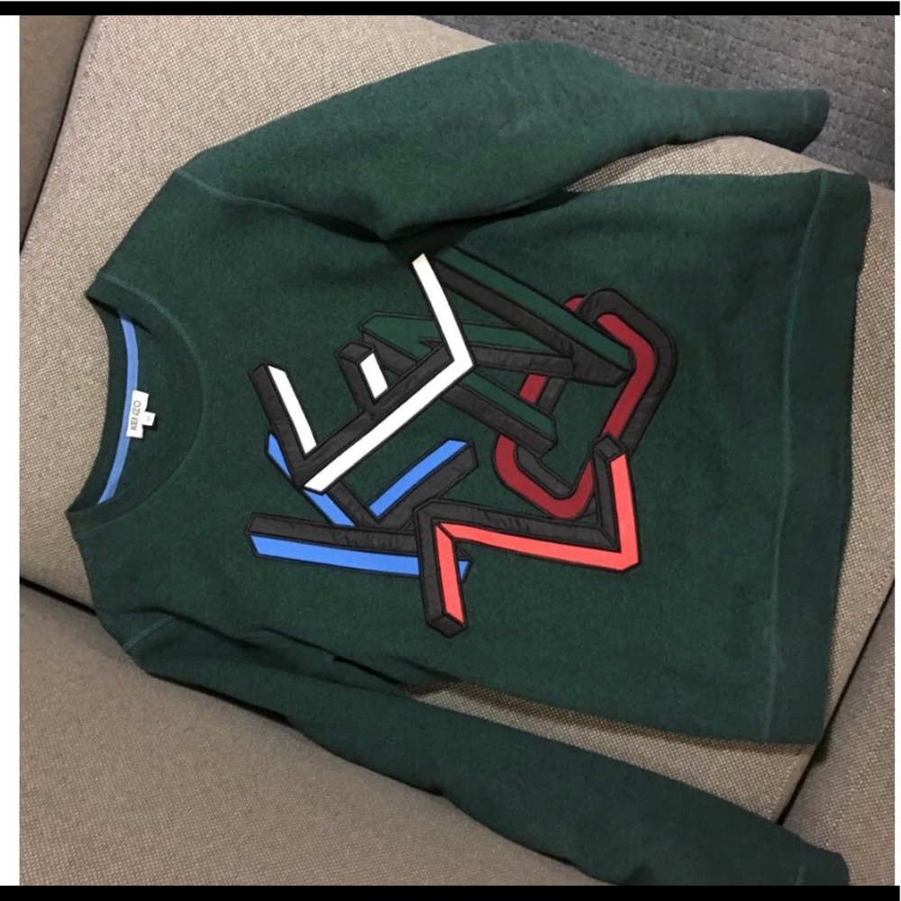 Kenzo Green Sweater.